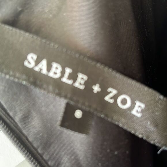 Sable & Zoe Blue & Black Gown - Picture 6 of 7